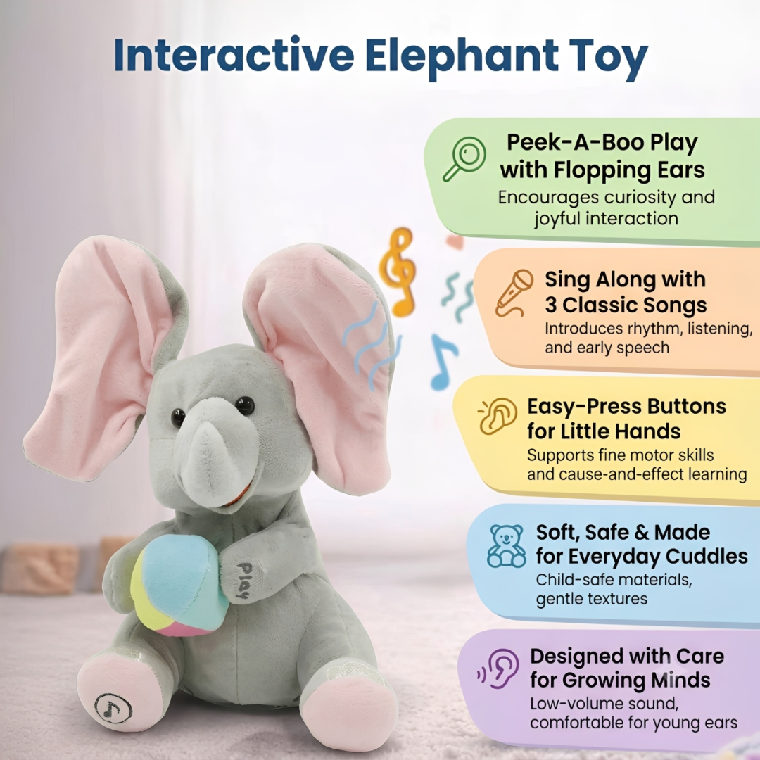 Calming & Fun Interactive Plush Toy